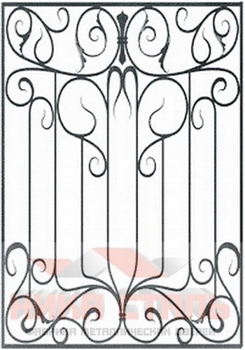 Кованая решетка на окно КР 30