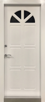 Красная дверь «термо» со стеклом Красная дверь «термо» со стеклом