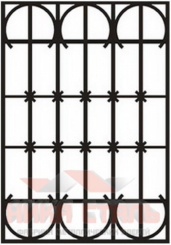 Сварная решетка на окно СР 10