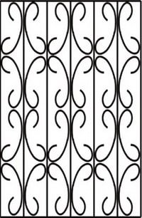 Сварная решетка на окно СР 24